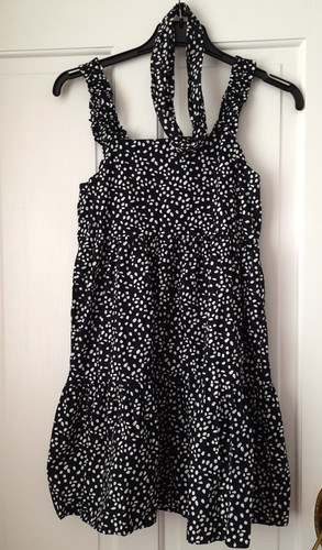 Girls black white spotty - girls, f&f