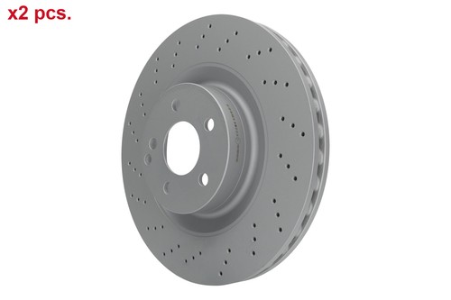 Pcs front brake disc rotors - x2,