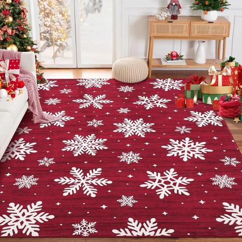 Christmas area rugs soft - christmas, rugs,