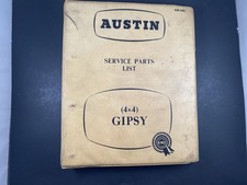 Austin Gipsy Parts List Manual