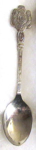 Silver plated tea spoon - silver,