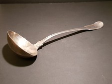 276g Antique 1806 Georgian George III Hallmarked Silver Ladle + Family Crest