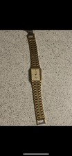 vintage gold-plated quartz