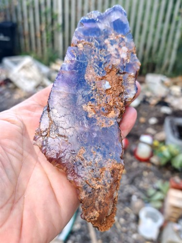 Blue john fluorite freeform - fluorite,