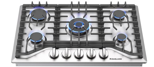 Gas cooktop 5 - in., italy