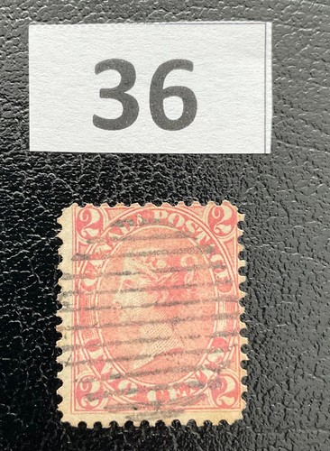 1859 canada 2c rose - canada, #20