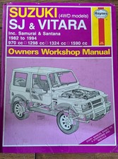 Suzuki SJ & Vitara Haynes Workshop Manual 1982 to 1994