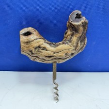 Corkscrew French Wine Bottle Opener Made From Grapevine Stock Steel Worm (2) 