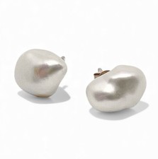 9ct Keshi Pearl Earrings 10x