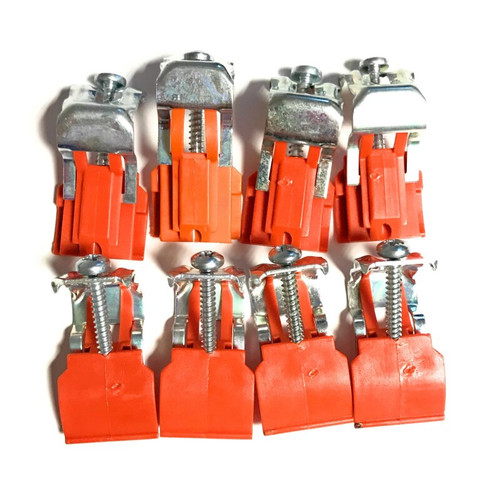 Franke fixing clips red - red, 8
