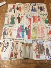 31x Vintage Dress Clothes Patterns 50's 60's 70’s 80’s Bundle Job Lot Sewing Art