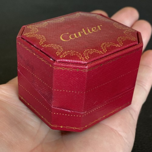 Cartier ring box case only - box,