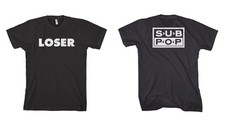 Sub Pop Loser T-shirt Black w