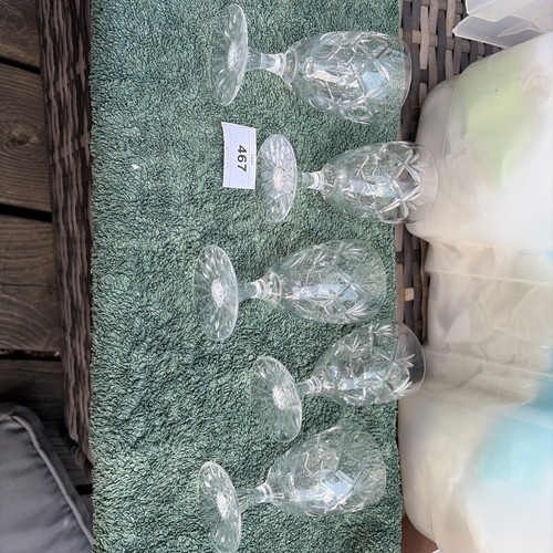 Vintage 1960s crystal sherry - vintage,