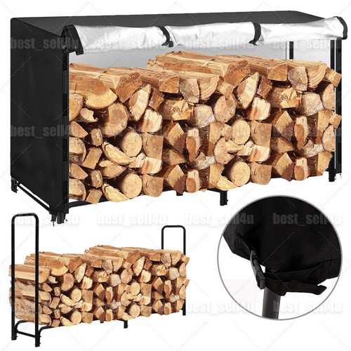 Firewood rack cover outdoor - rack,