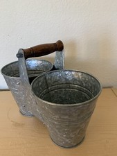 Small Metal Galvanized Double