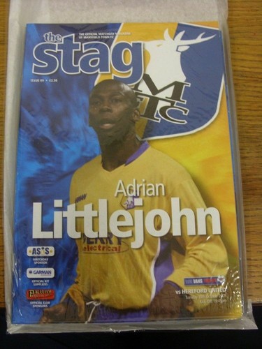 2005 mansfield town v - 18/10/2005,