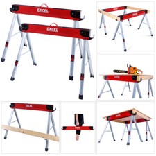 Twin pack folding saw horse - pack,