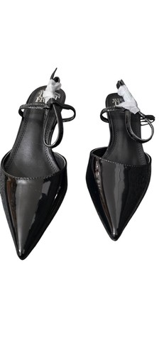 Black patent pointed toe - pointed,