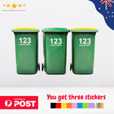 Three 3 Wheelie Rubbish