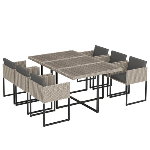 Outsunny rattan garden - rattan,