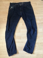 G Star Raw Arc 3D Low Slim Fit Jeans Dark Navy Men’s Size W36 L34 Waist 36