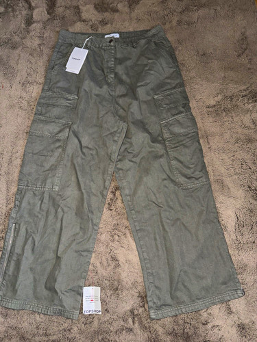 Topshop women green cargo - topshop, women’s