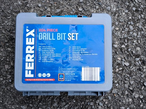 Ferrex 204 piece drill bit - 204,