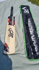 Kookaburra Bag,  Bat, Pads, GM Padded Cricket Gloves, 