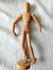 Artists mannequin figure with 13 adjustable joints12 3/4" high (32.5cm)