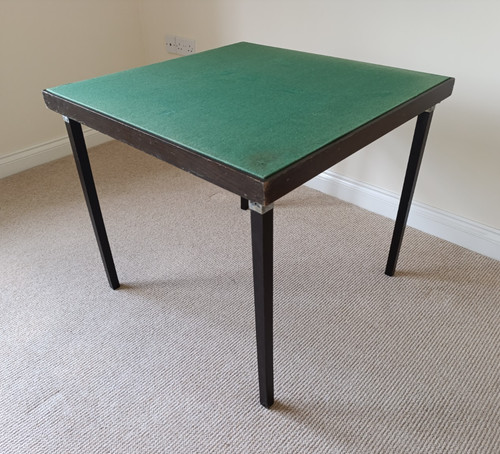 Vintage folding poker bridge - folding,