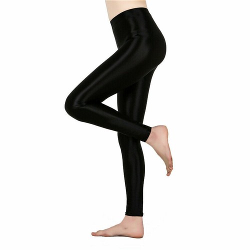 High waist silky shiny elastic - silky,