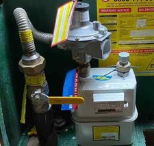 U16/G10 Gas Meter Plus Fixing Kit Including Regulator and Anaconda FULL KIT