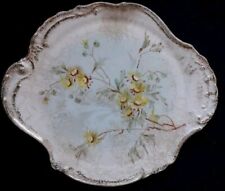 Rare Antique German Cake Plate Royal Bonn 1880s B9