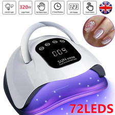 Professional Acrylic Gel Nail Polish UV Nail Dryer Light UV LED Nail Lamp 320W
