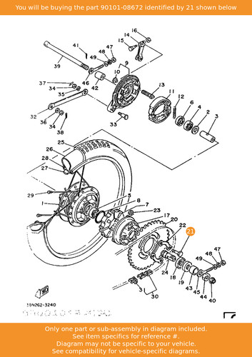 Yamaha bolt 90101 - yamaha, oem