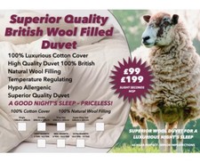 Job lot wool duvet super - duvet, king