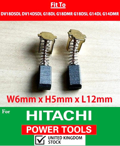 2pcs carbon brush for hitachi - carbon,