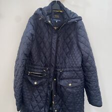 joules black quilted jacket