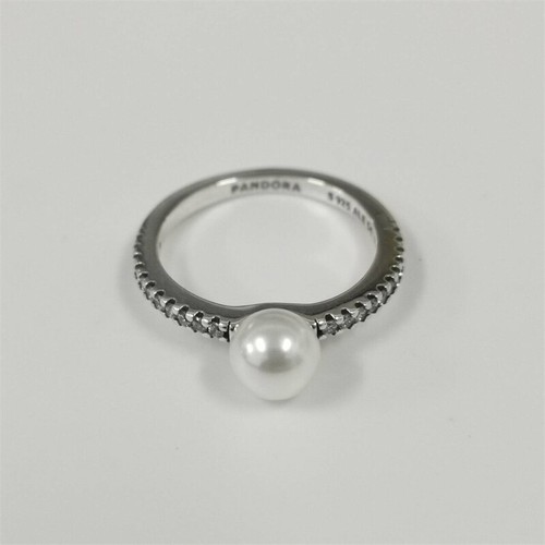 Pearl pavé ring pandora - pearl,