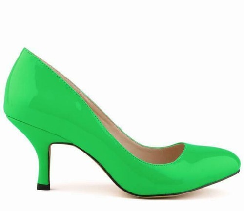 Womens ladies mid kitten heel - womens,