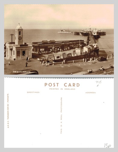 Vintage postcard the jetty - vintage,