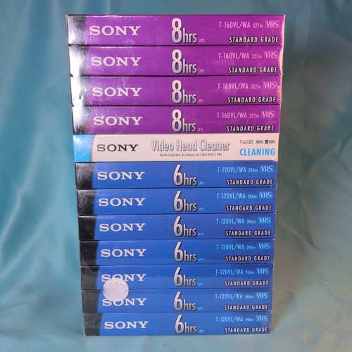 Lot sony pack - vcr, tapes