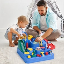 Hahaland Kids Car Race Track Toys for 3 Year Old Kids Gift Hands-on Boys toys