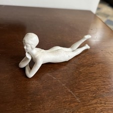 Original Art Deco Bathing Beauty Belle White Bisque