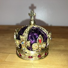 Ornamental Henry V111 Crown Trinket Box