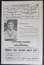 Stirling Albion v Motherwell