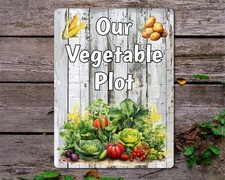 Garden Metal Sign Gift - Our