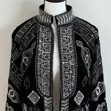 Beaded Velvet Statement Jacket