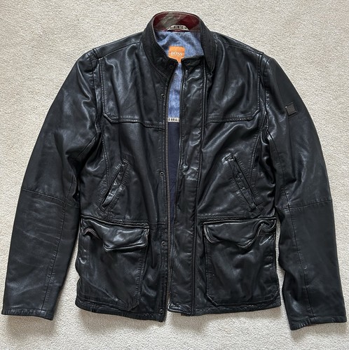 Hugo boss black - boss, leather